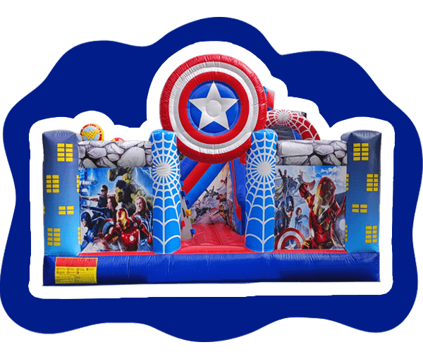 Château gonflable marvel avengers
