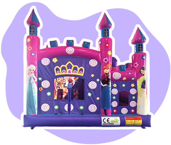 Château gonflable Princesse Disney