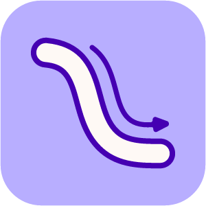 Toboggan mauve
