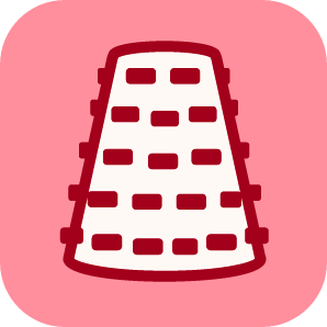Tour d'escalade rouge