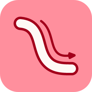 Toboggan rouge